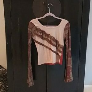 Flirty long sleeve Save the Queen tee shirt